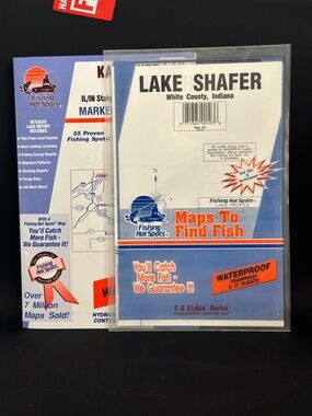 Kankakee River (IL/IN Line to Illinois River) Indiana Lake Shafer Fishing Map